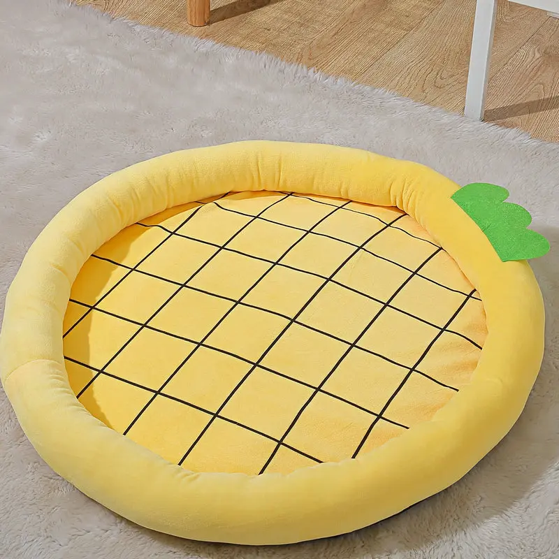 Pet Kennel New Cute Fruit Shape Dog Cotton Kennel Small and Medium-sized Dog Kennel Pet Supplies