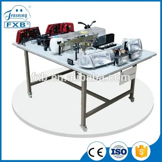 Automobile training bench for the vehicle body electric equipment system (basic type) / didactic equipment
