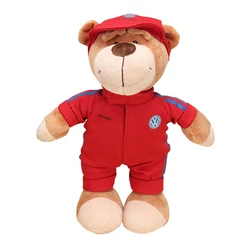 Automobile Sales Servicshop 4S promotional brand Car racers Teddy bear plush soft toys bear