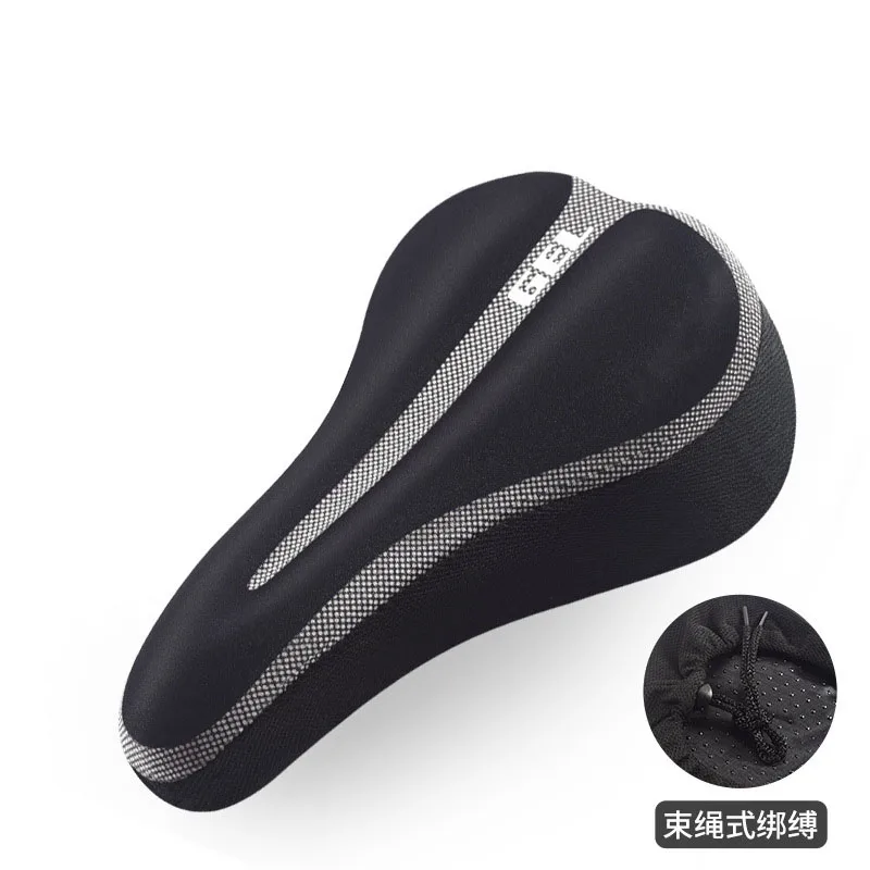 Most Comfortable Exercise Bike Seat Cushion Cover Gel Bike Seat Cover Padded Bicycle Saddle Covers for Women And  Men
