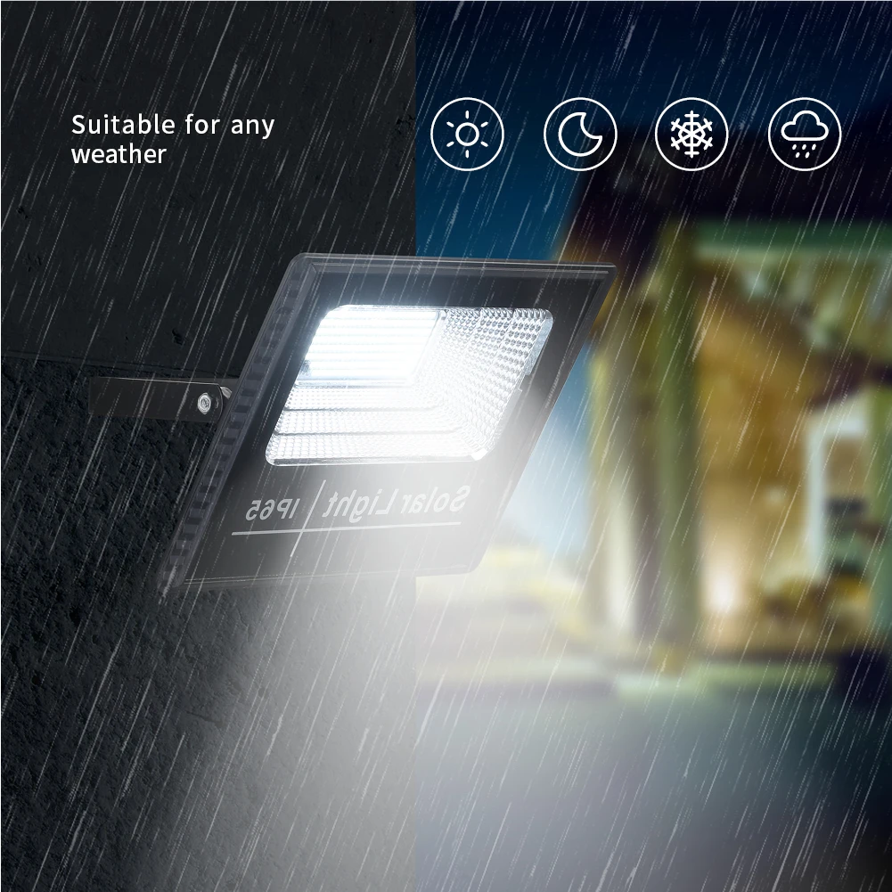 Solar garden led flood light ip65 waterproof 125w wholesale price outdoor led solar flood light