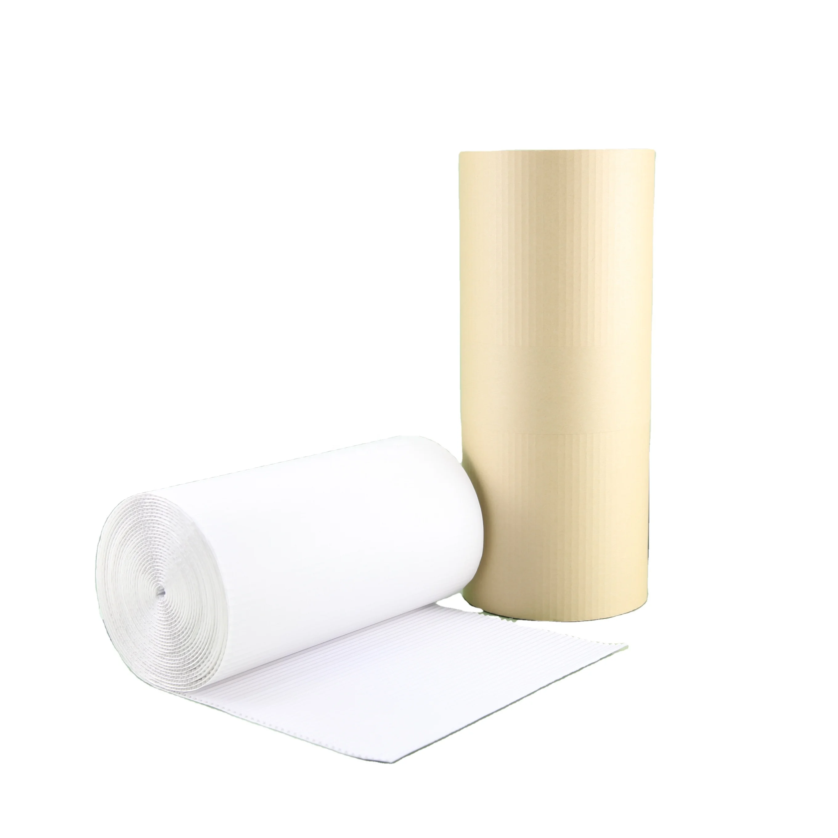 Biodegradable Eco friendly Recyclable Packaging Protective Compostable Wrap Gift Cushioning Corrugated Packing Kraft Paper Rolls