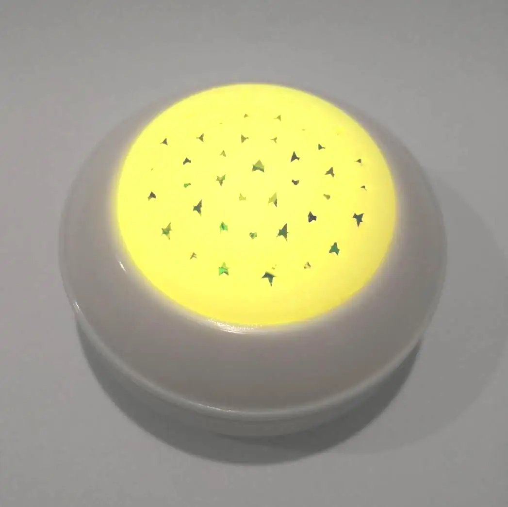 Night buddies toddler plush toys colorful light music chip sound module