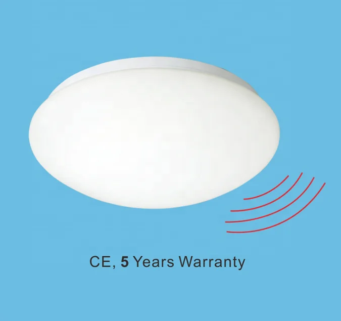 ST702 Round ceiling light  and E27 microwave motion sensor ceiling light
