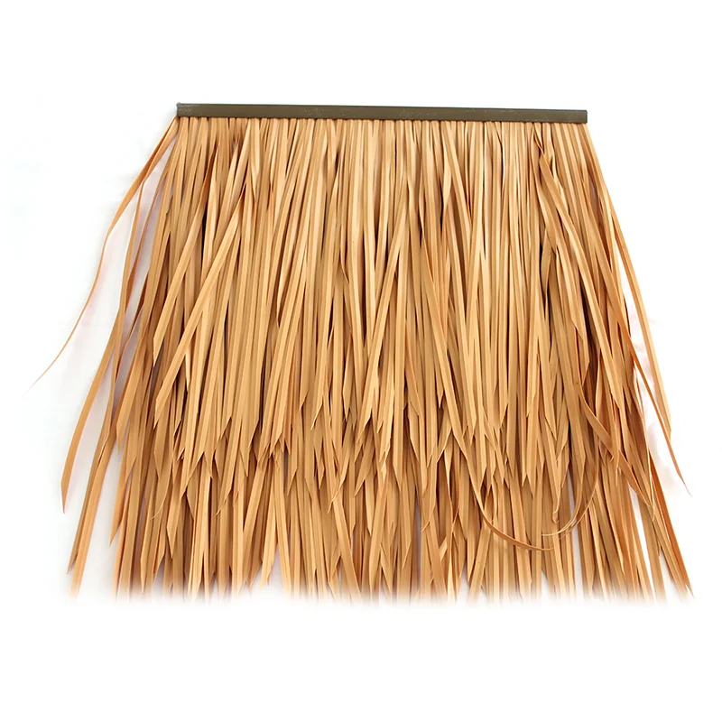 Inexspensive Thatch Fireproof Retardent Thatch Roof Synthetic For Beach Hot Spring Decoration