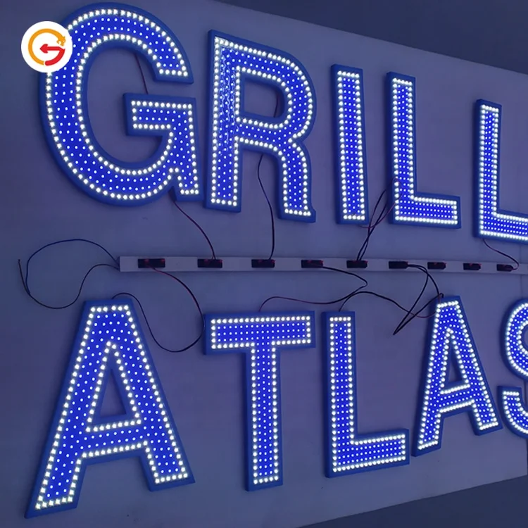 JAGUARSIGN Manufacturer Custom Ultrathin LED Sign Store Signboard LED Letter Board Glow Electric Sign Board for Business