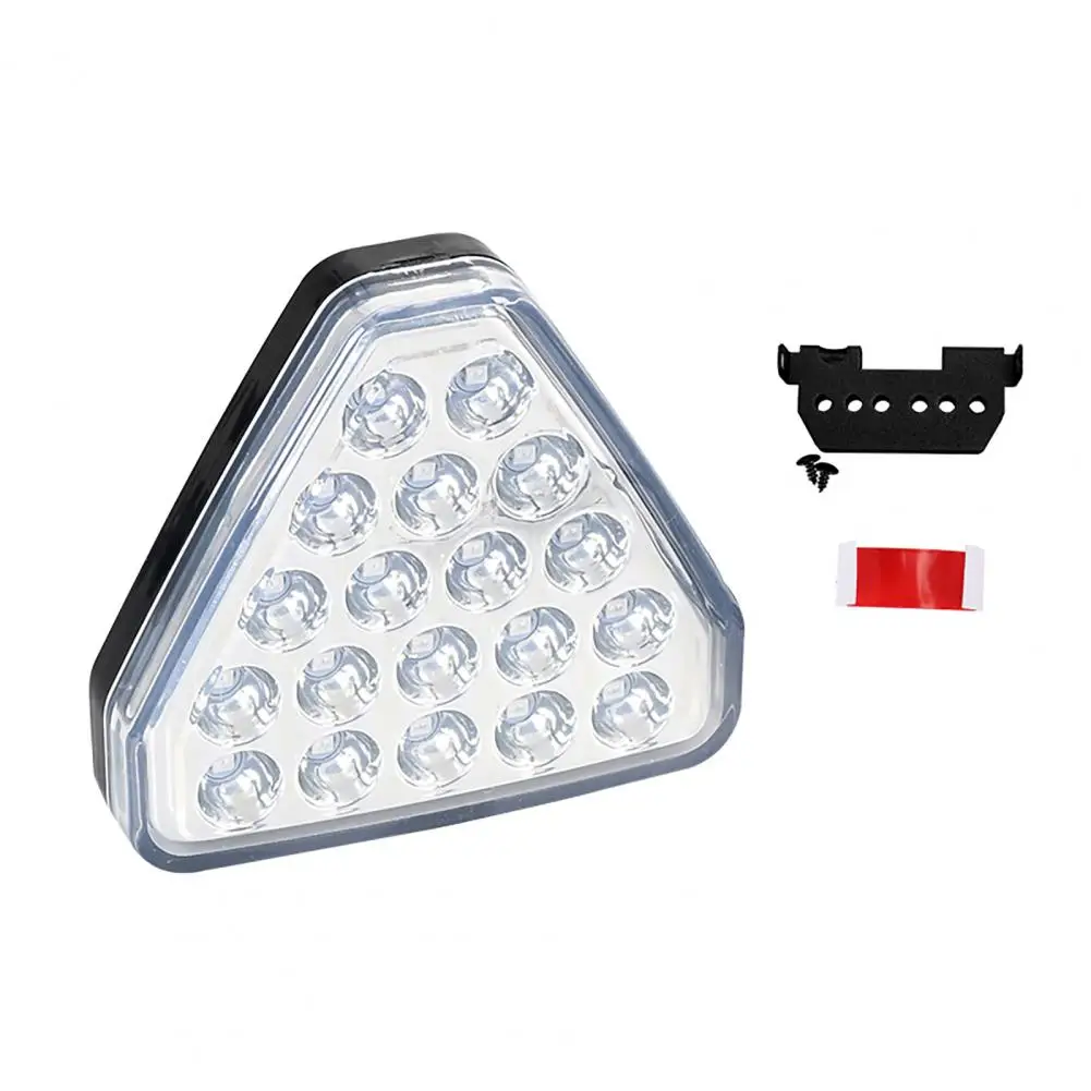 Ruitaisen Car Truck Motorcycle Pilot Lights Triangle Rear Brake Lamp Warning Strobe Stop Safety Black Red Led Indicator Light
