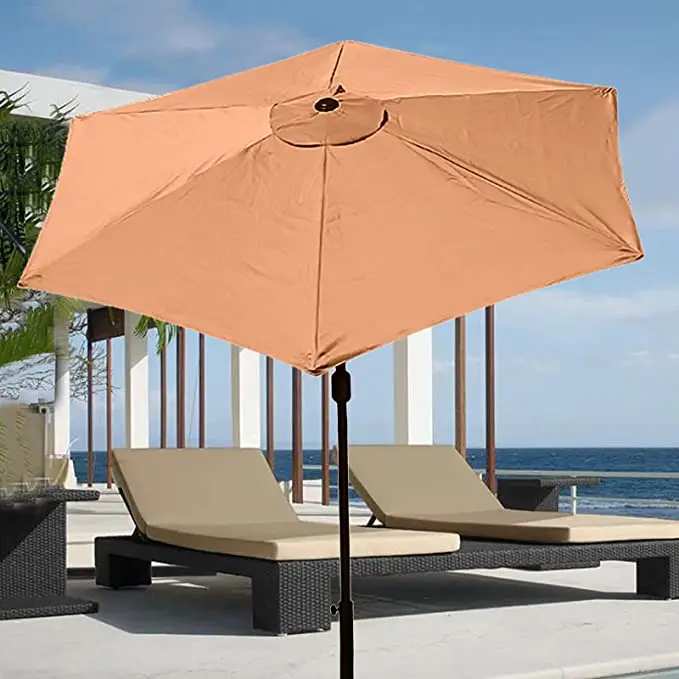 China Manufacturer Beach Sand Umbrella Portable Outdoor Garden Umbrellas With Tilt Pole