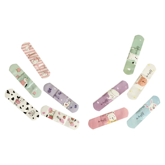 OEM Wound Dressing PE Cartoon Band Aid 72*19mm Cute And Breathable Wound Plaster