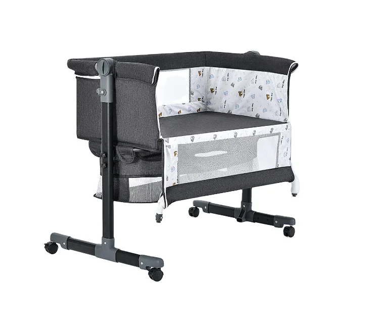 2023 Crib Baby Bed Cradle Multifunctional Mobile Foldable Baby Beds for New born