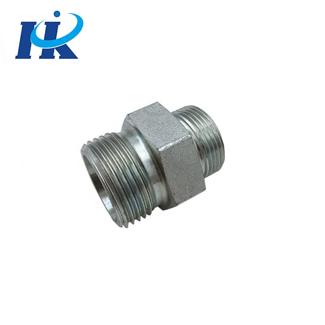 Hot selling CNC Machine metric BSP JIC Thread male hydraulic nipple 1C adapter fittings with great price
