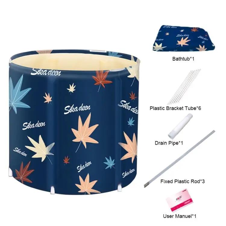 Manufacture Plastic PVC Adult Portable Folding Bath Bucket