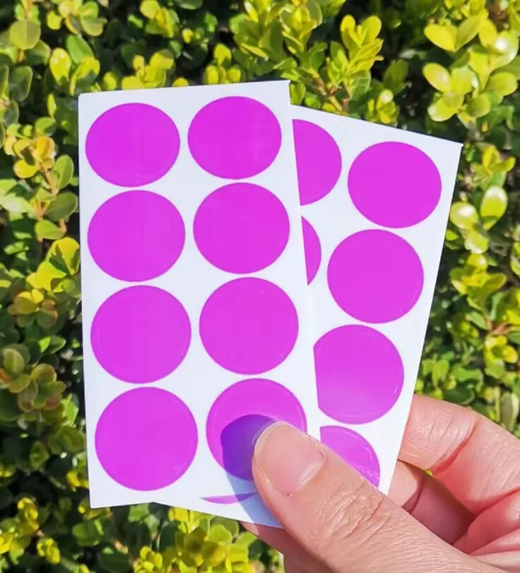 Custom Patterned UV Stickers Summer Sun Protection Test Cosmetics Sun protection Test
