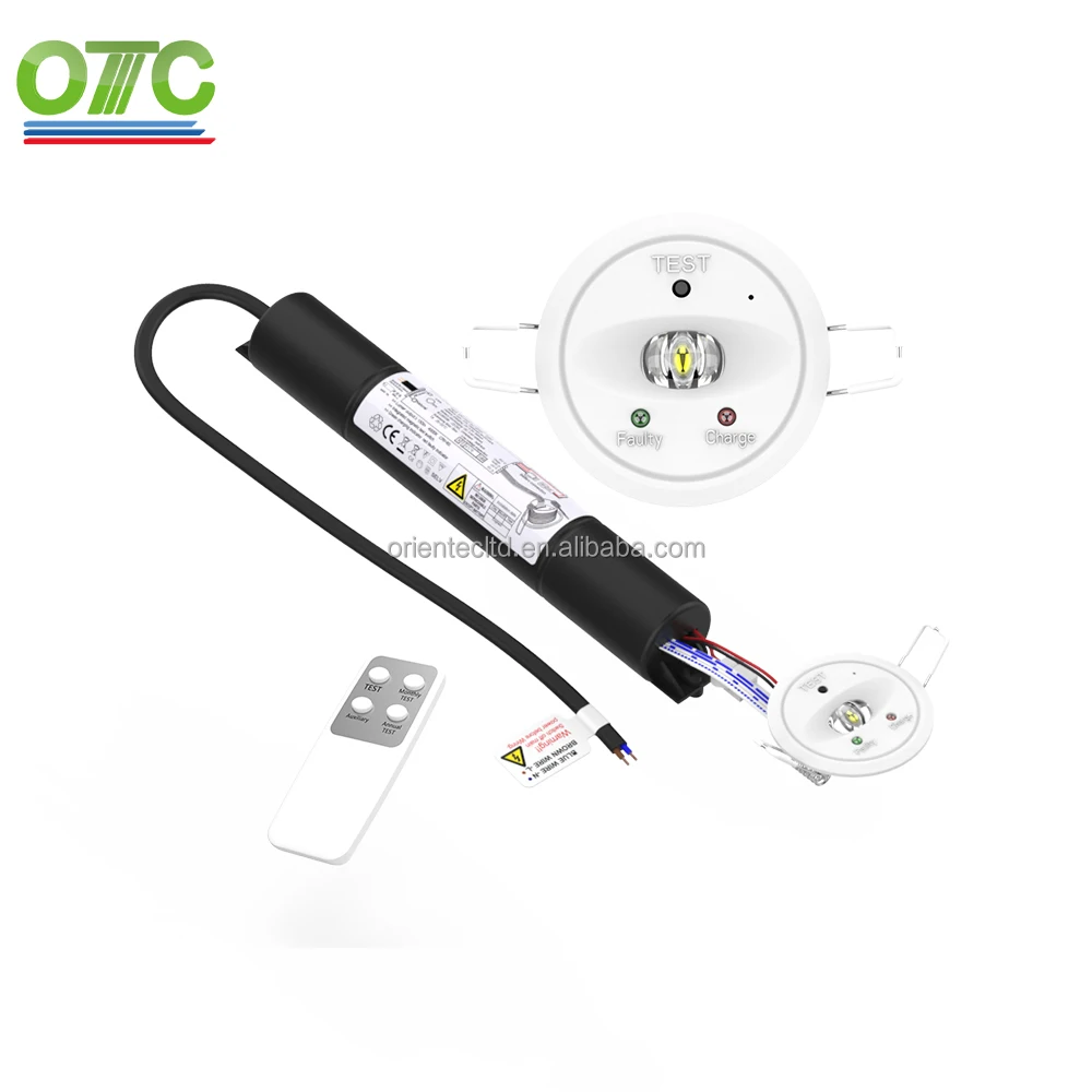 OT-ESP8-RST self-test remote test 2W led  RECESSED EMERGENCY ESCAPE ROUTE light