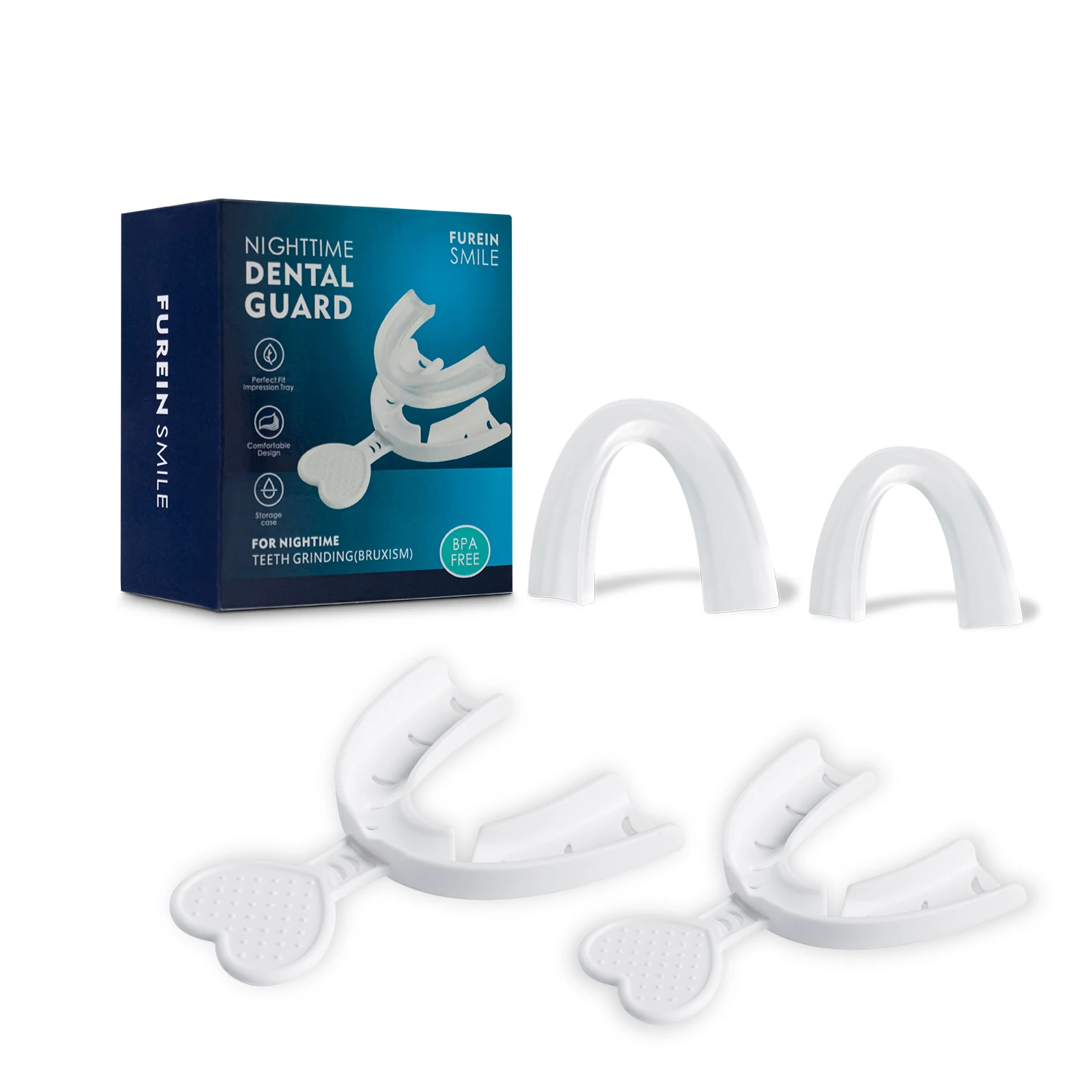 Professional Dental Food Grade Teeth Whitening Mouth Guard Silicone Mouth Tray