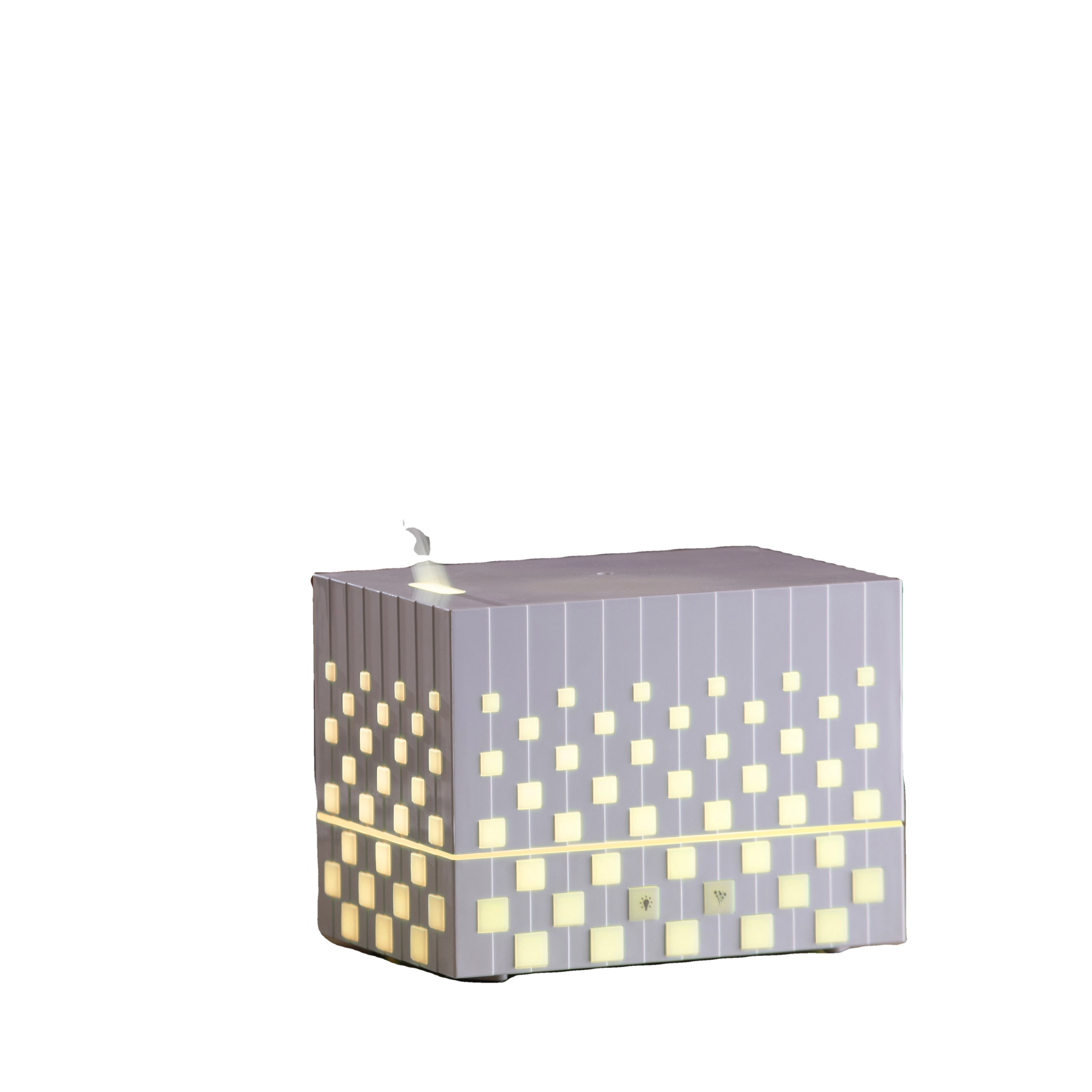 Magic Cube Style Ultrasonic Aroma Diffuser 220ml Square Aromatherapy Essential Oil Diffuser Humidifier 30 - 999 pi