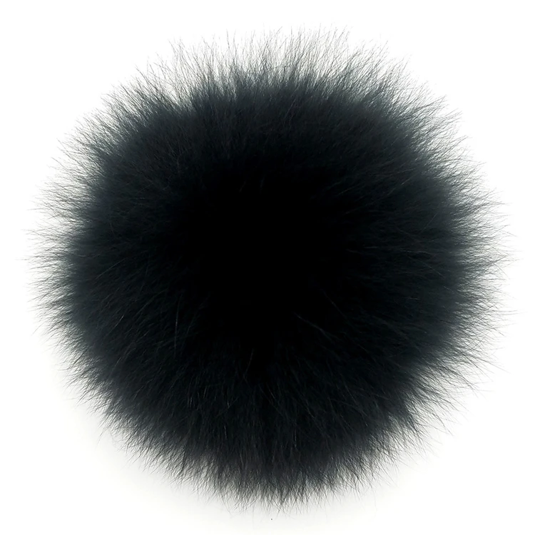 Wholesale fluffy faux fur pom poms fake fox fur ball for hat decoration