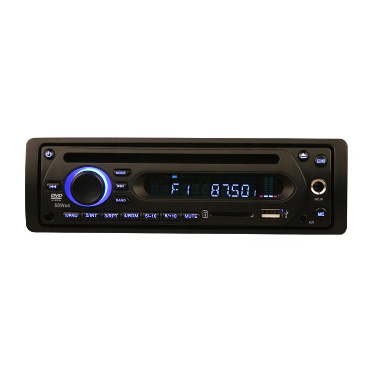 Bus Radio Single Din DC12-24V Car Audio Amplifier Bus Coach Electric Power Radio Bus Truck DVD Player With Microphone