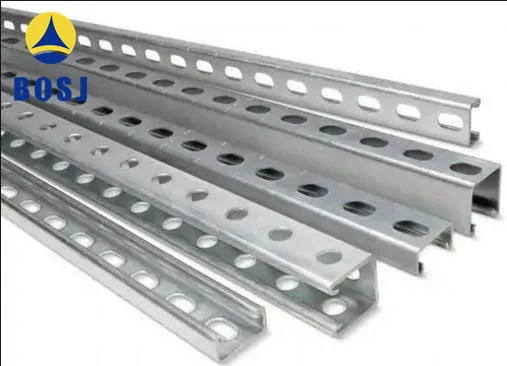 BOSJ Solar Panel Strut Channel Unistrut C Channel photovoltaic support roll forming machine