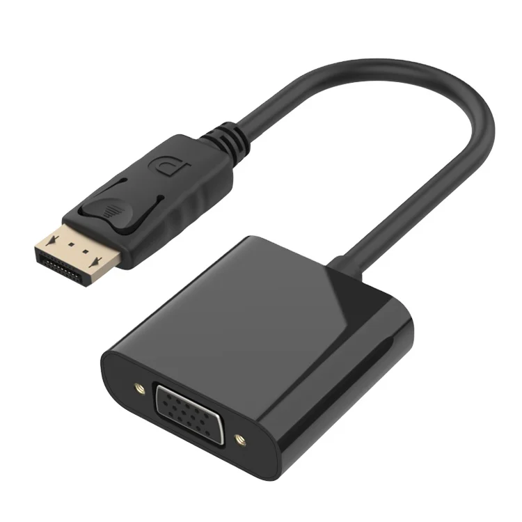Gold Plated 1080P DisplayPort DP to VGA Male to Female DP to VGA Adapter Converter Cable