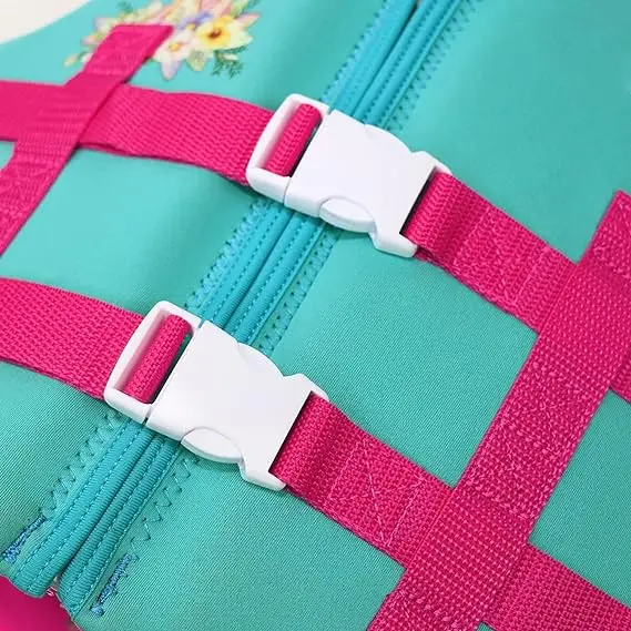 New Arrive Girls Neoprene EPE Floating Swim Trainer Vest Kids Swimming Aid Paddle Life Jacket Vest For Learning Life Vest