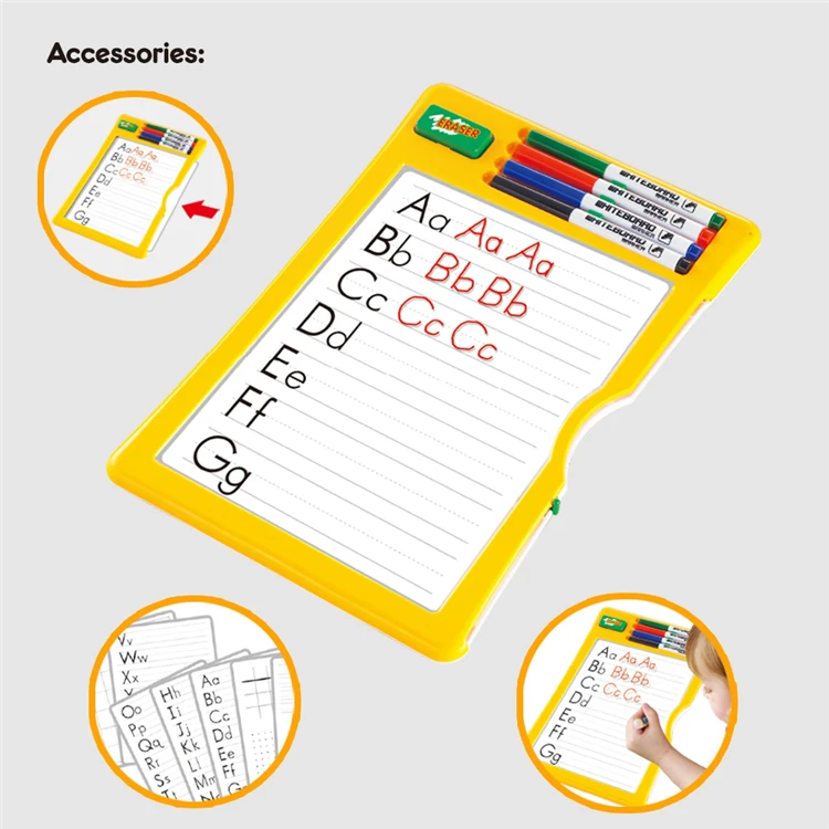 KSF Educational Toys English Alphabet Letter Learning Set Art Wordpad Drawing Board For Kids