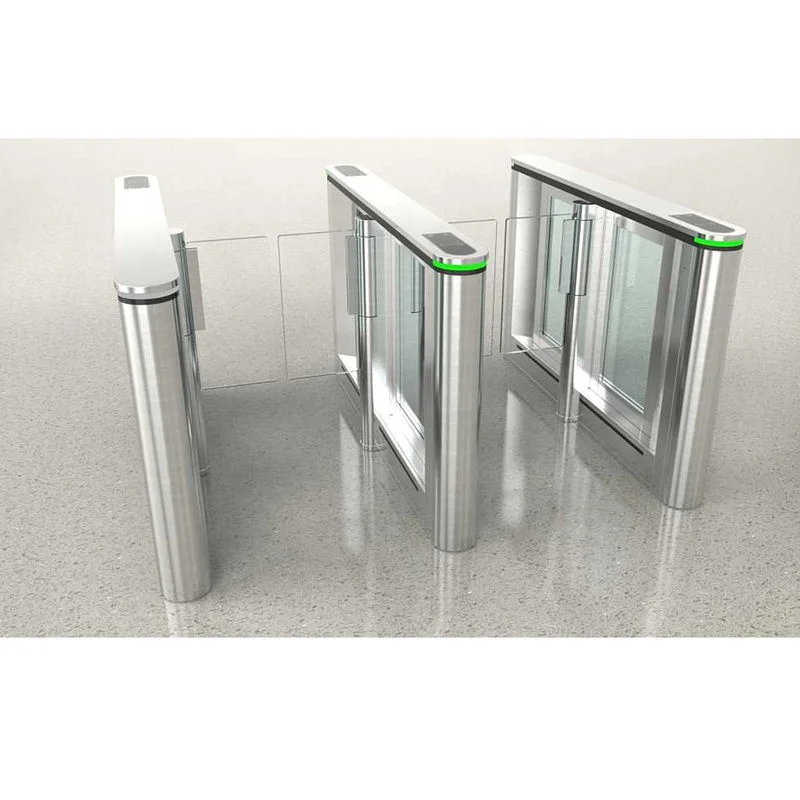 Speed Gate Entrance Automatic Security Barrier Slim Entrance Control Auto Electric Single Motor Access Rfid Card