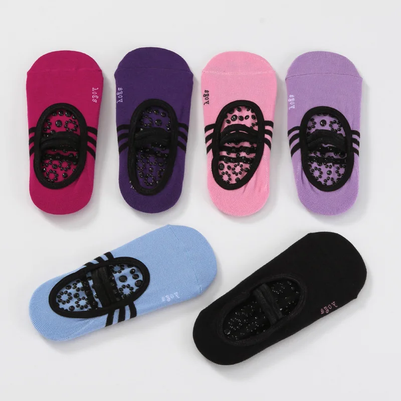 Cmax Wholesale Women Fitness Pilates Yoga Gym Dance Sports Exercise Anti Slip Socks Grip Cotton Non Slip Yoga Socks