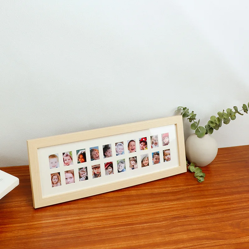 Child ID photo school time growth record picture frame wholesale baby commemorative child one inch registration picture frame