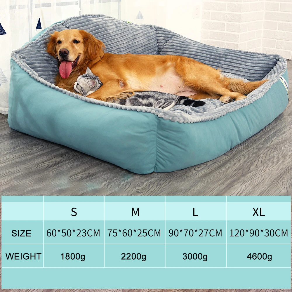Factory Supply High Quality Plush Dog Bed Fluffy Large Pets Premium Pad Washable Sleeping Mat for Doggies Cave  Luxury