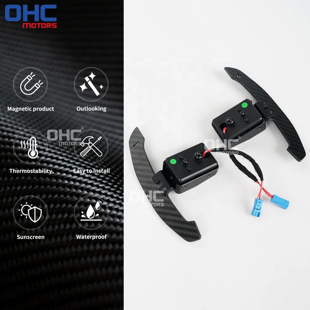 carbon led paddle shifter for BMW F52 F40 F22 F46 G42 F36 G20 G80 G87 G30 G38 G12 F82 F80 F90 i8 F16 magnetic paddle shift