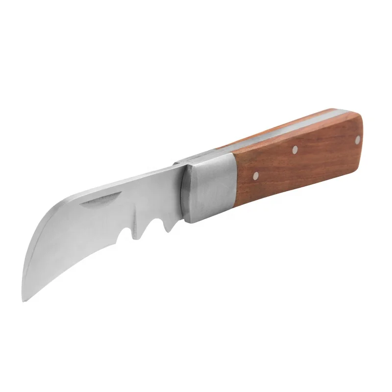 Customize Single Blade Garden Budding Sawing Folding Knife EDC Clasp Skin Electrician Grafting Pocket Knife For Sale