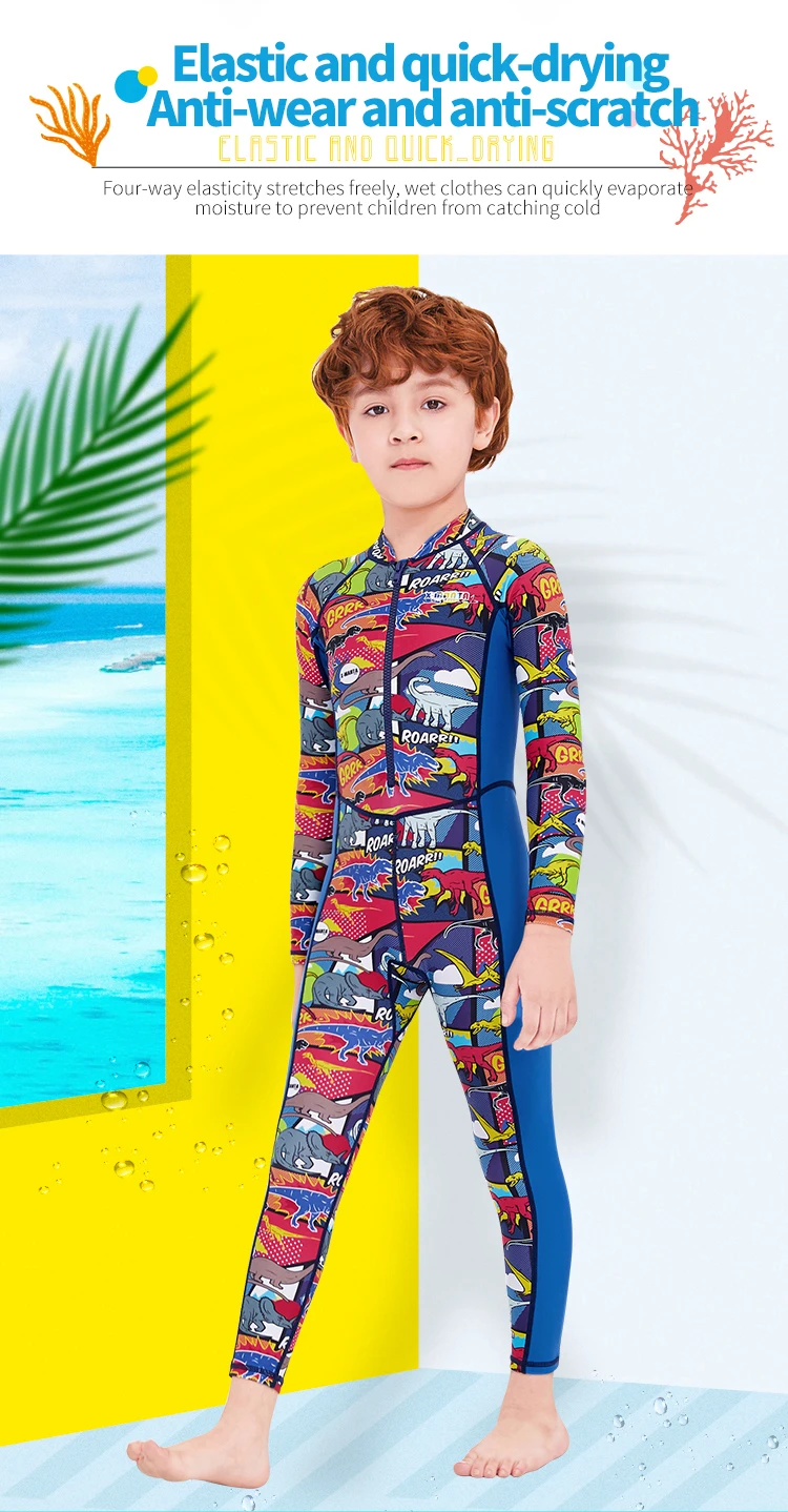 New creative wetsuit kids UV Protection one Piece Full Body Keep Warm diving suit wetsuit