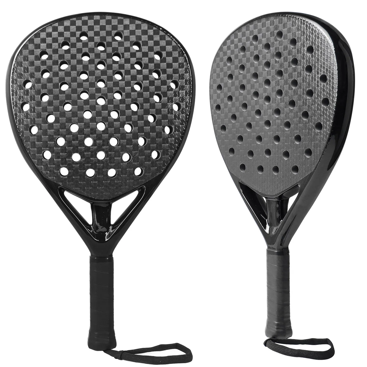 3K/12K/18K Custom Logo Tear Drop Head Padel Rackets