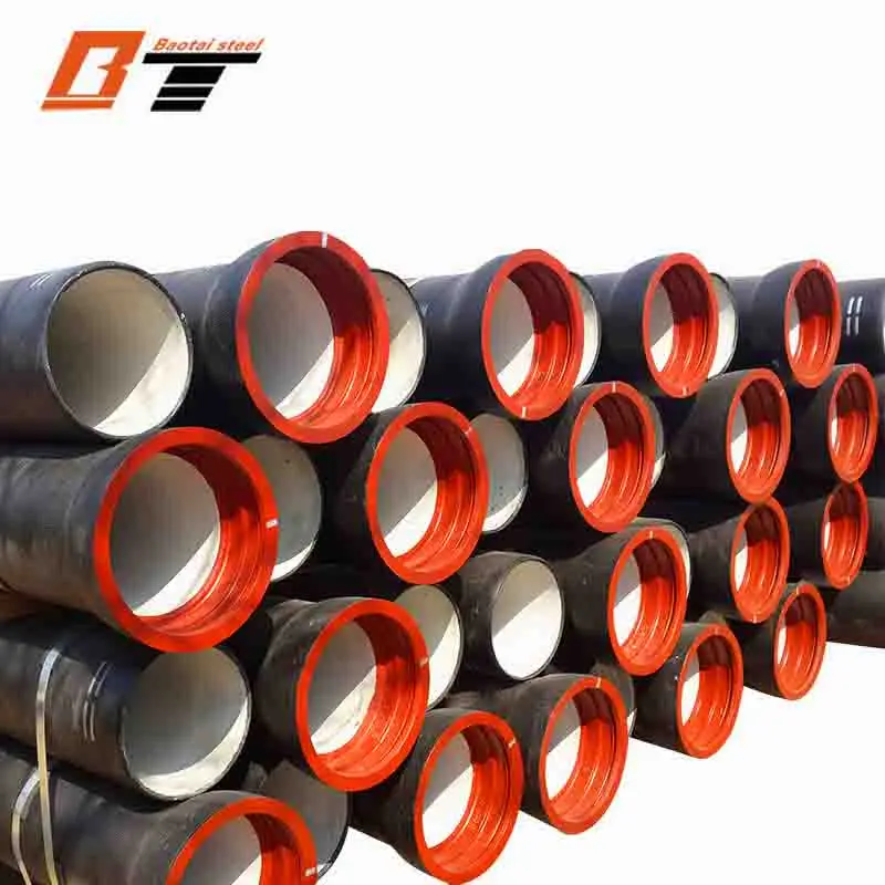 Class C25 C30 C40 150mm class k7 ductile iron pipe socket spigot