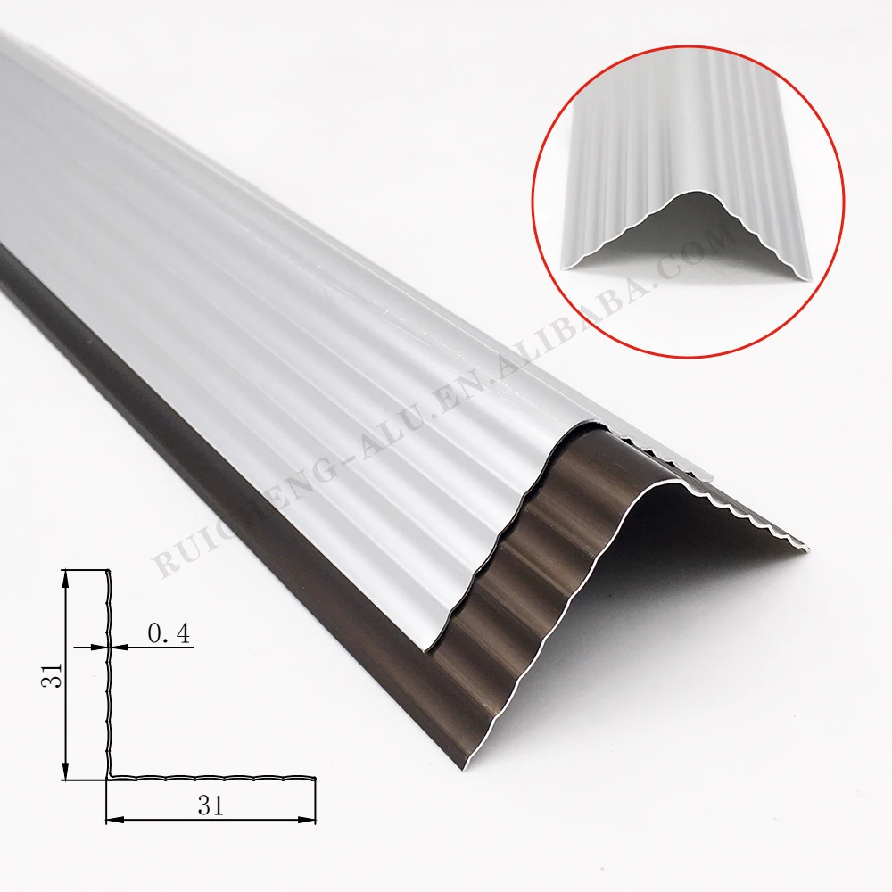 Construction Accessories Wall Edge Guards Metal Corner L Shaped Aluminum Profile