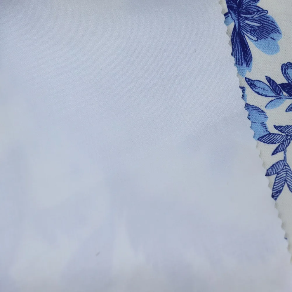 Greige 226gsm 70% Cotton 26% Nylon 4% Spandex Blend Satin Fabric