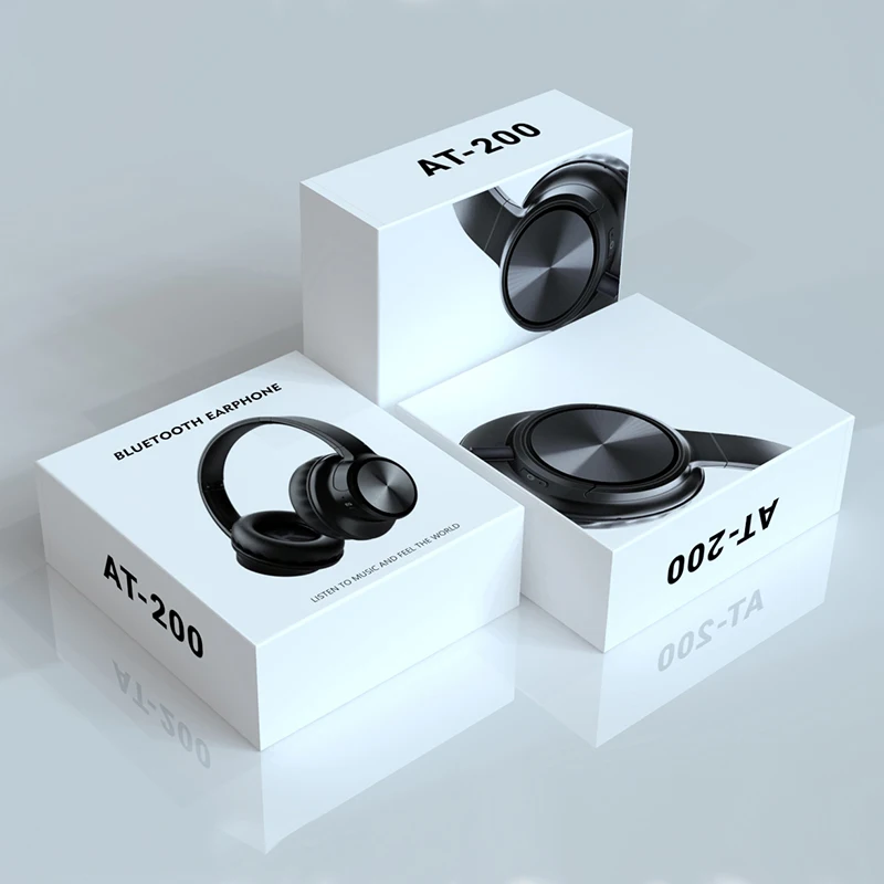 Custom Color printing Electronic Earphone Cardboard Paper Boxes Wholesale Cheap Headphone Gift Packaging Case Box