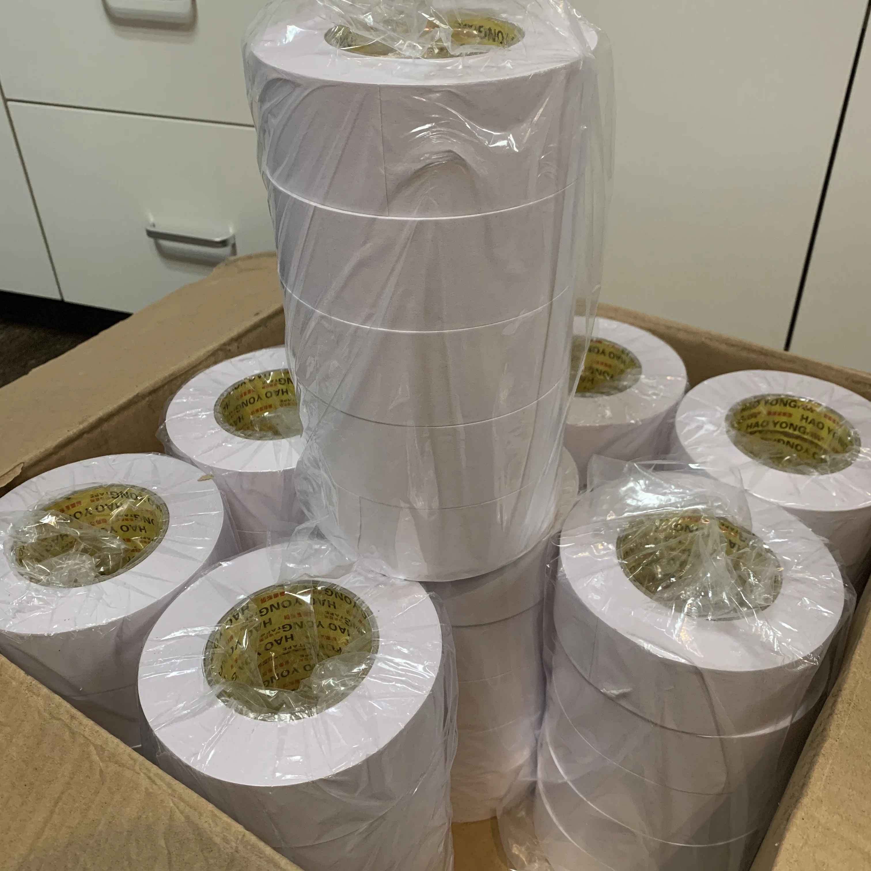 Customizable Size Heat-Resistant Double-Sided Security Strong Adhesive Tape For Connecting Corrugated Paper Roll