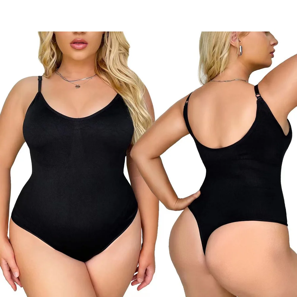 BOJIN New Plus Size High Compression Shapewear High Elasticity Backless Shapers Women Sexy Thick Tummy Control Fajas Bodysuit