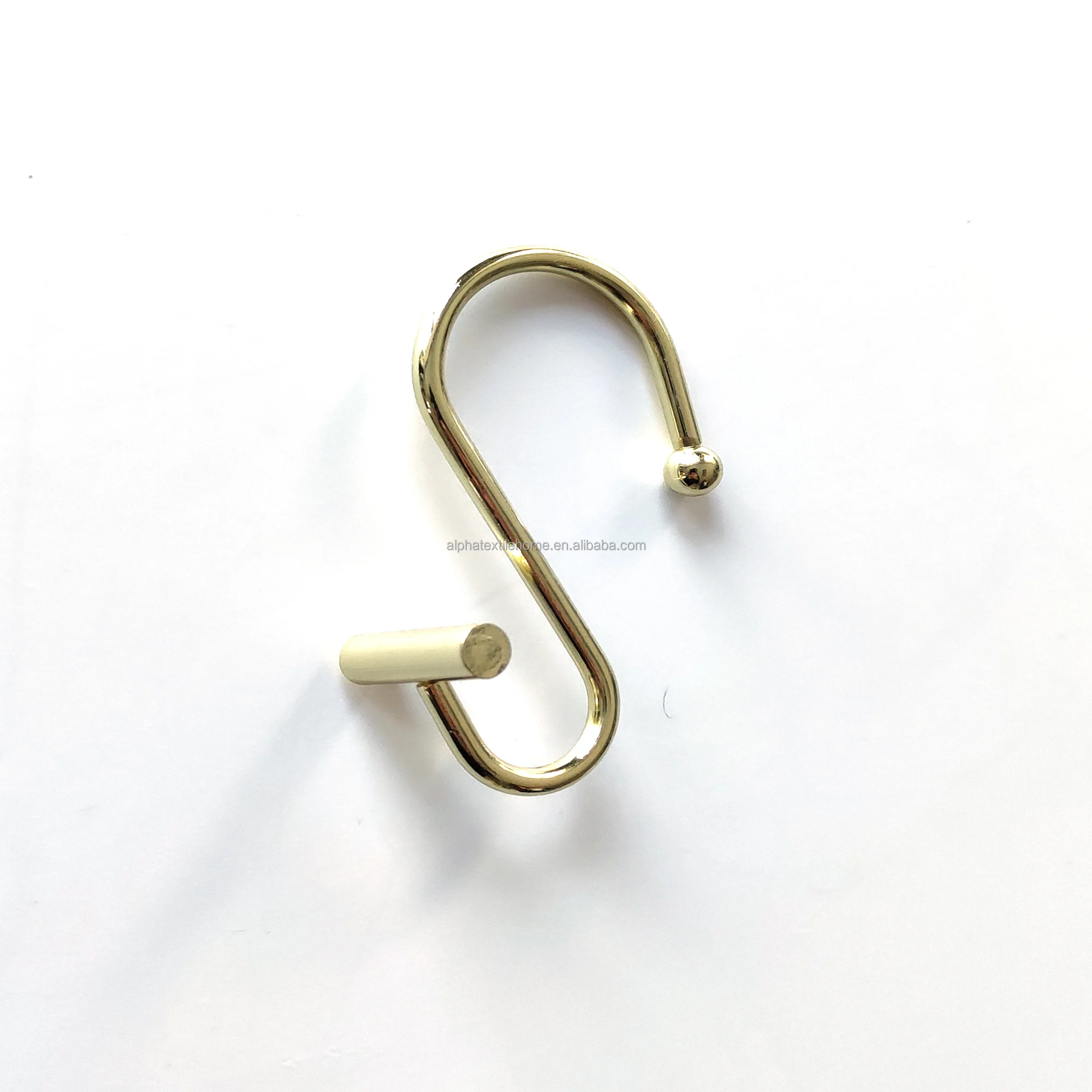 Metal Hanging Hook Ring Clip Shower Rod Hooks Curtain Hook Curtains Accessories For Curtains