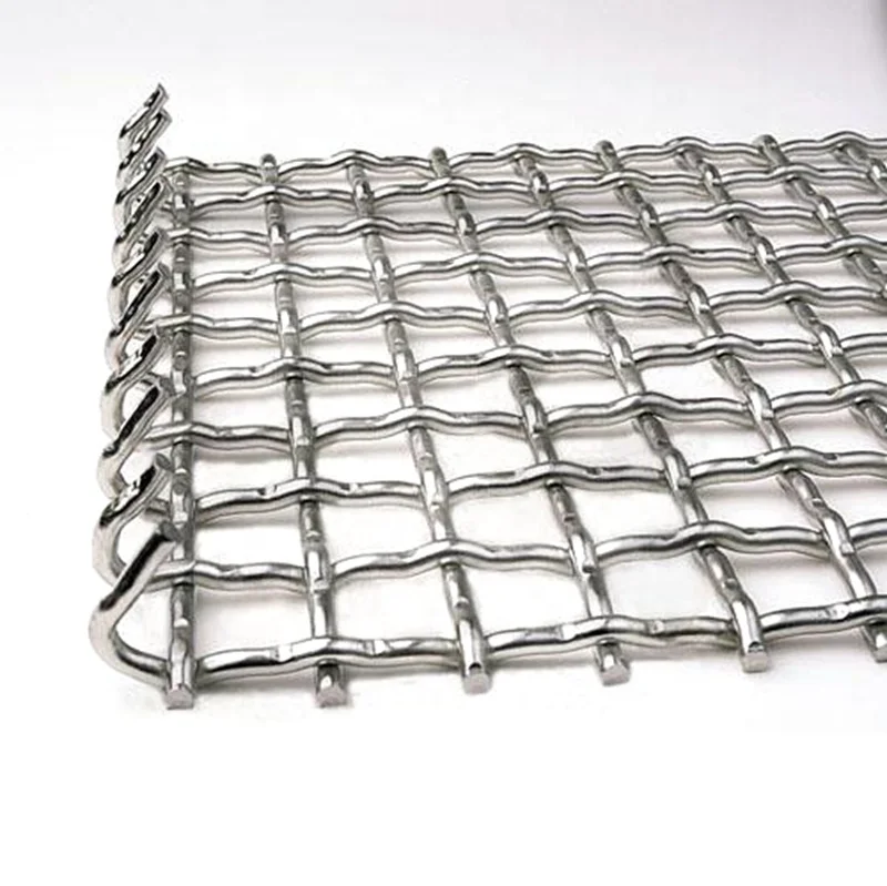 Stainless Steel Crimped  iron wire mesh for Barbecue Grill/crimped wire mesh bbq