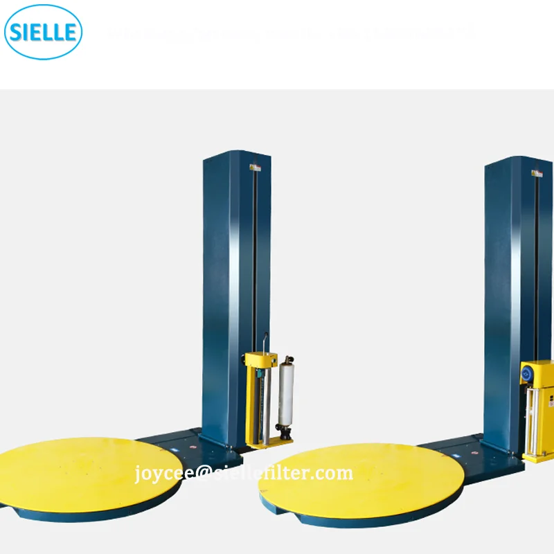 Pallet Wrapping Machine Wrapper Semi Automatic Cling Film Tray Wrapping Machine