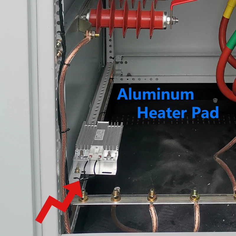 Aluminum Heater DJR 75W 220V Radiator Aluminum Heat Sink Module Dehumidification Heater Element for Power System Equipment