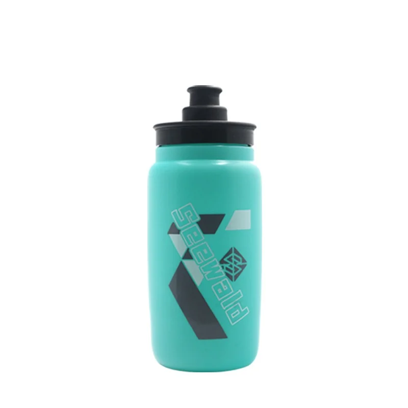 RTS Outdoor sports water bottle food grade PP material 550ml bicycle cycling fitness squeeze vacuum water bottle support custom