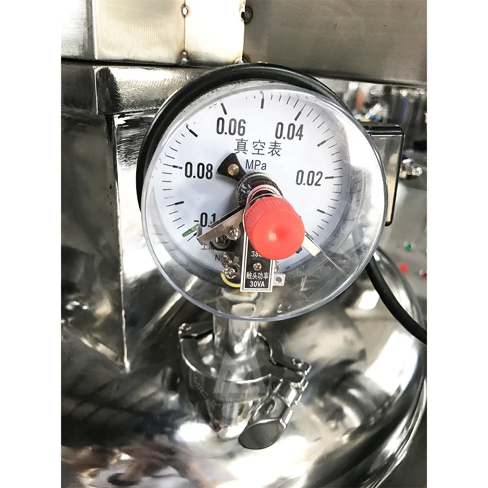 Automatic production line vacuum small ketchup mayonnaise making food spices mixing machine
