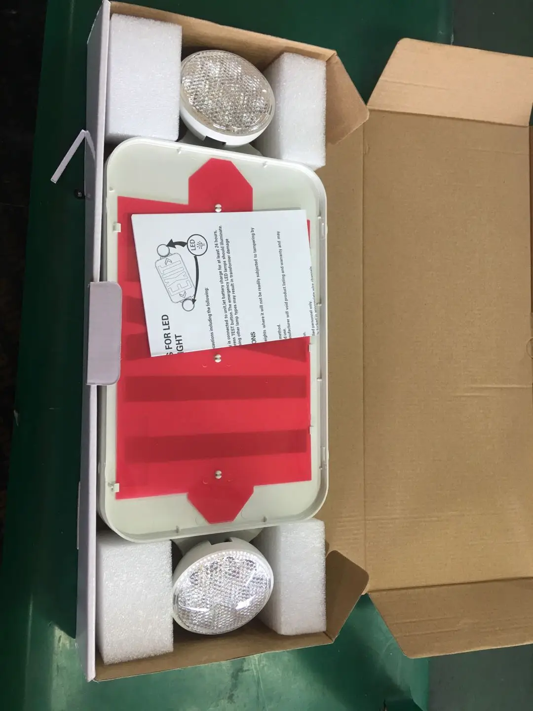 BEST sale battery backup led emergency light wall mounted led emergency exit sign for commercial use