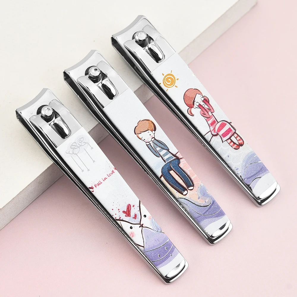 Hot Sale Custom Print Cover Carbon Steel Nail Clippers Nail Cutter easy to shape nail