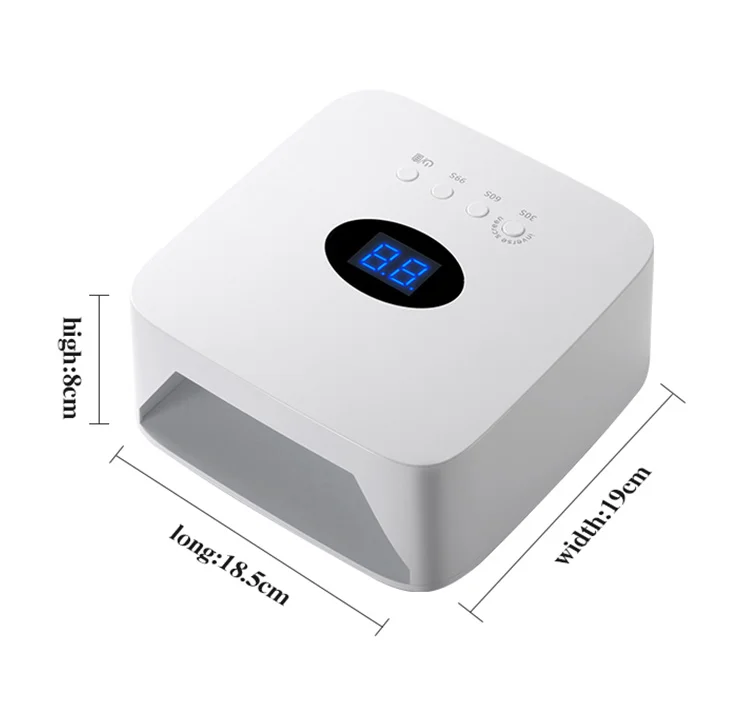 Crazy Selling in USA Nail art machine S50 54W nail dryer cordless uv led nail lamp