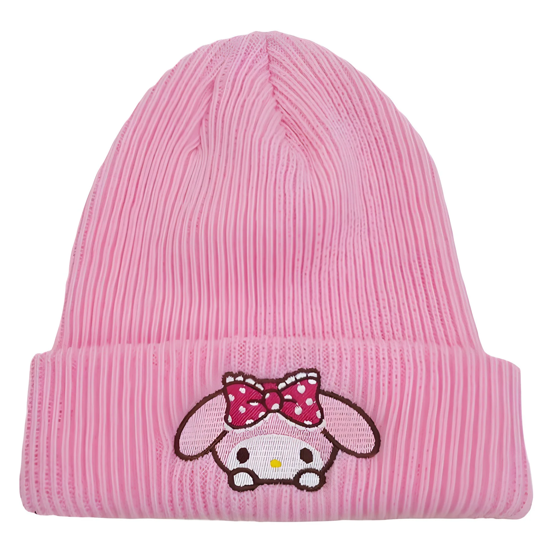 2025 New Kawaii Stretchy Cuffed Winter Hats Infant Warm Knit Cap Cute Cartoon Kids Beanie Hats for Girl
